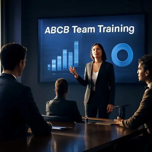 ABC8 টিম ট্রেনিং রুম দৃশ্য